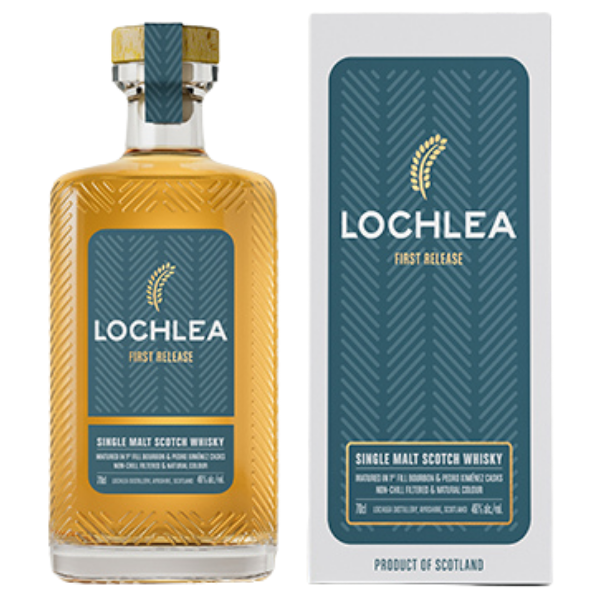 Lochlea Single Malt Scotch Whisky First Release in Box
